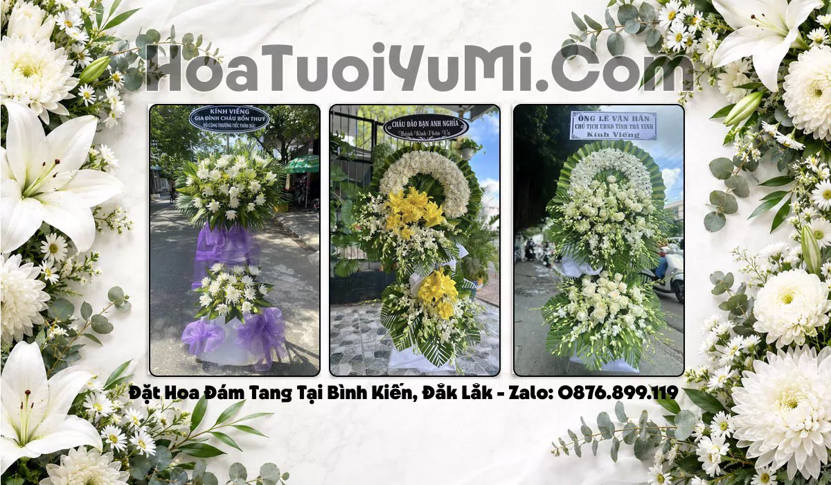 Đặt Vòng Hoa Tang Lễ Tại Phường Bình Kiến, Tỉnh Đắk Lắk