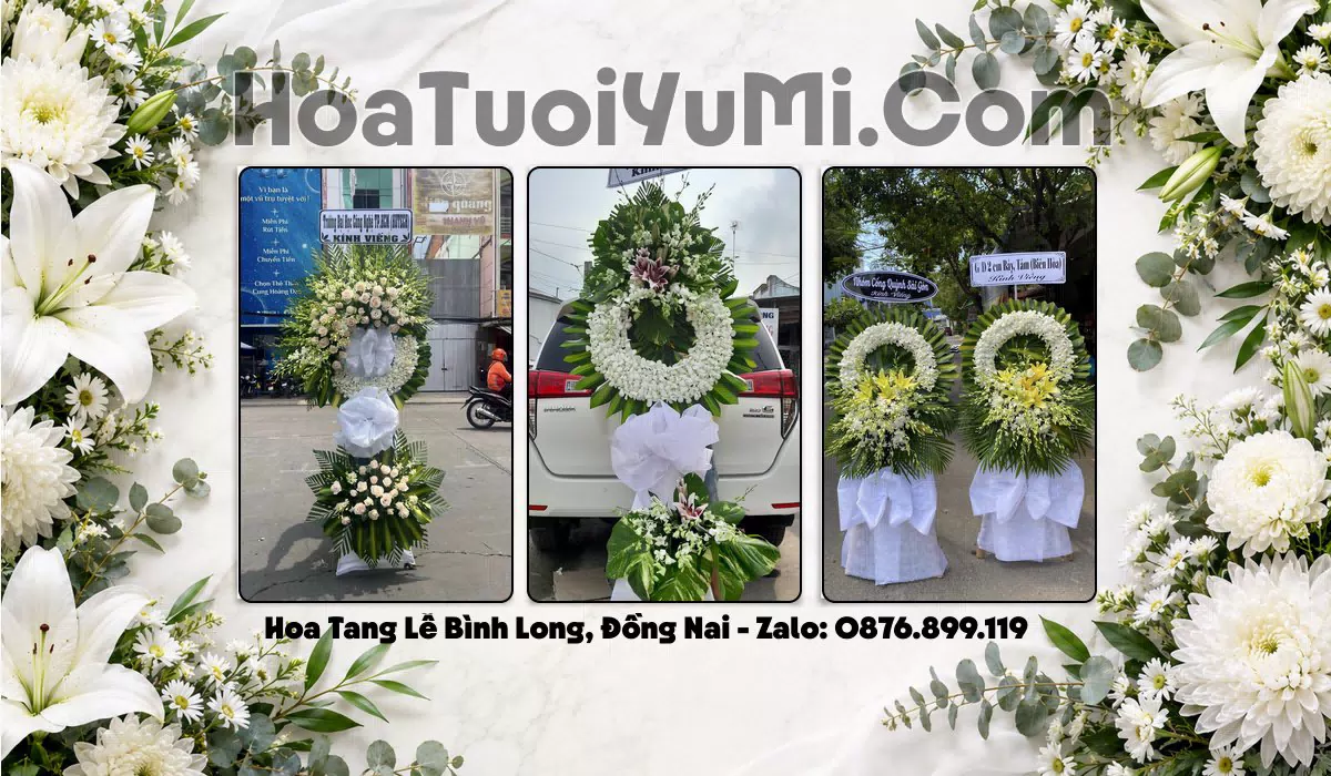 Kệ hoa tang lễ giao tận nơi tại Phường Bình Long