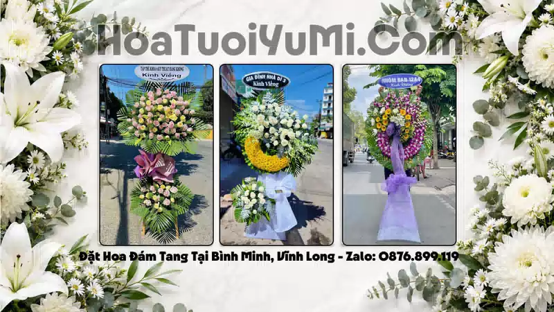 Đặt Hoa Phúng Viếng Tại Phường Bình Minh, Tỉnh Vĩnh Long