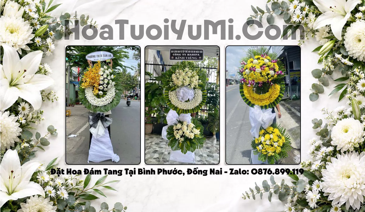 Vòng Hoa Viếng Phường Bình Phước, Đồng Nai - Giao Kịp Giờ