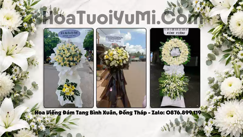 Đặt Hoa Viếng Đám Tang Tại Phường Bình Xuân, Đồng Tháp