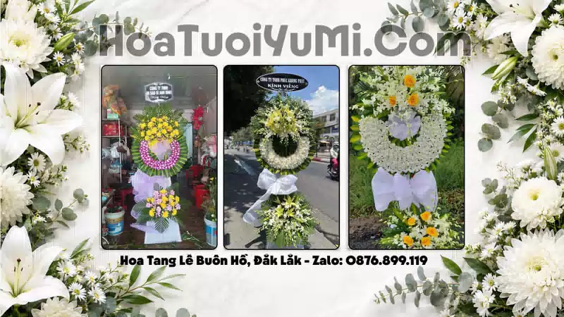 Đặt Vòng Hoa Đám Tang Tại Phường Buôn Hồ, Đắk Lắk