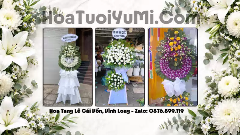 Đặt Vòng Hoa Chia Buồn Tại Phường Cái Vồn, Vĩnh Long