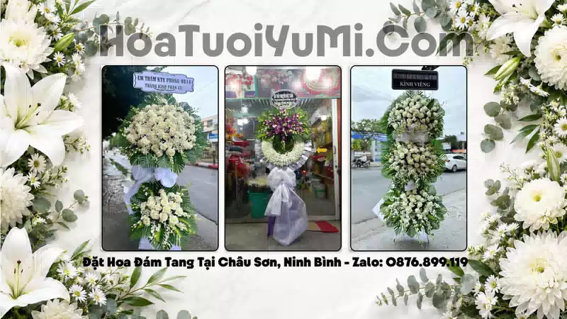 Đặt Hoa Viếng Đám Tang Tại Phường Châu Sơn, Ninh Bình