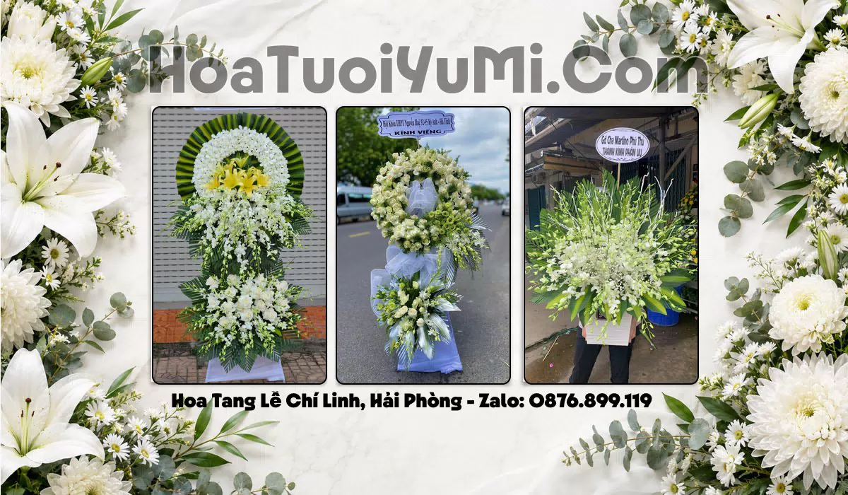 Đặt Vòng Hoa Đám Tang Tại Phường Chí Linh, Hải Phòng