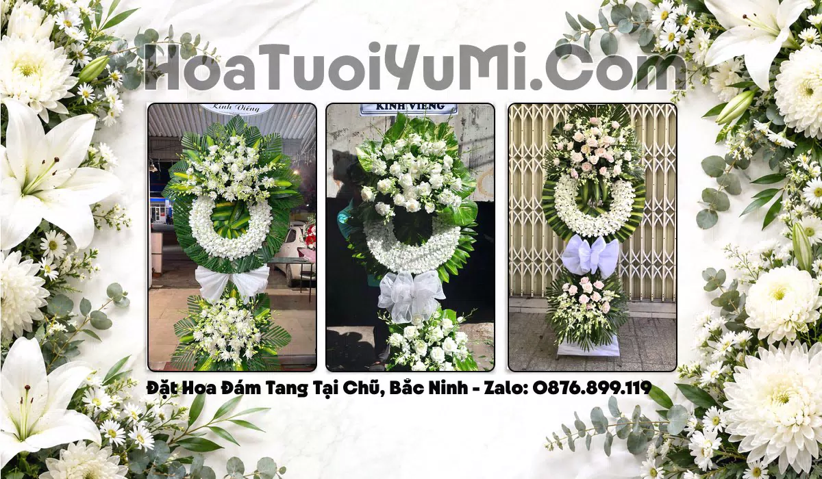 Vòng Hoa Viếng Phường Chũ, Bắc Ninh - Giao Kịp Giờ