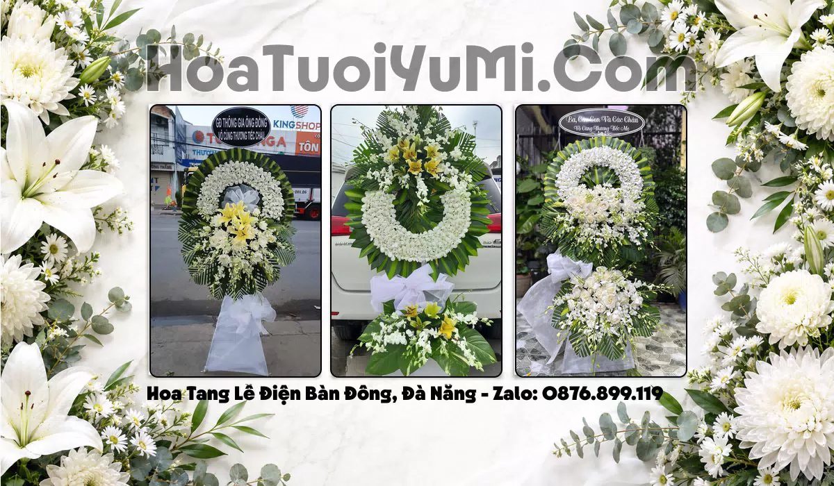 Đặt Vòng Hoa Đám Tang Tại Điện Bàn Đông, Đà Nẵng