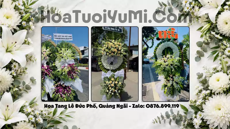 Đặt Hoa Tang Lễ Tại Phường Đức Phổ, Quảng Ngãi