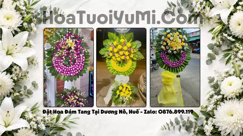 Đặt Vòng Hoa Đám Tang Tại Phường Dương Nỗ, Thành phố Huế