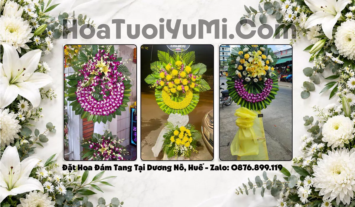 Đặt Vòng Hoa Đám Tang Tại Phường Dương Nỗ, Thành phố Huế