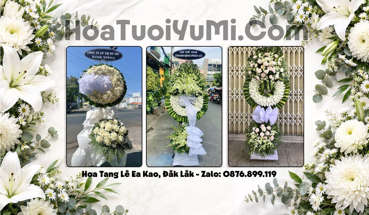 Vòng Hoa Viếng Phường Ea Kao, Đắk Lắk - Giao Kịp Giờ