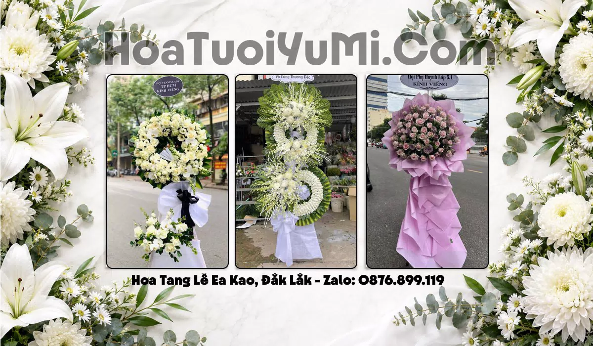 Kệ hoa tang lễ tại Phường Ea Kao, Đắk Lắk