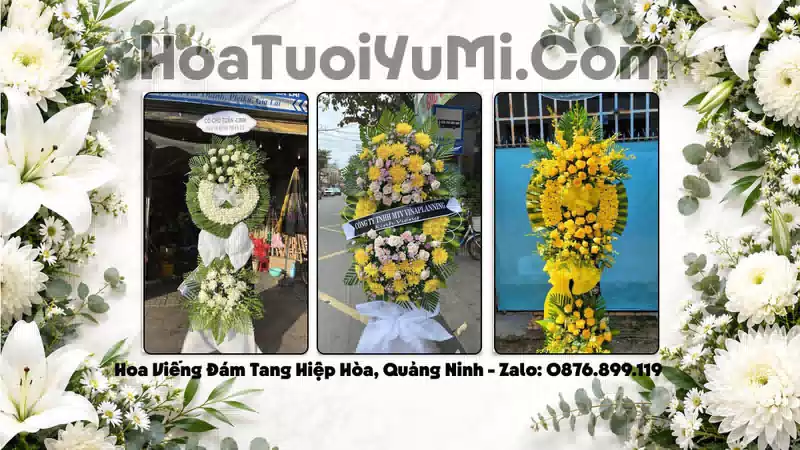 Điện Hoa Chia Buồn Phường Hiệp Hòa, Quảng Ninh - Kịp Giờ