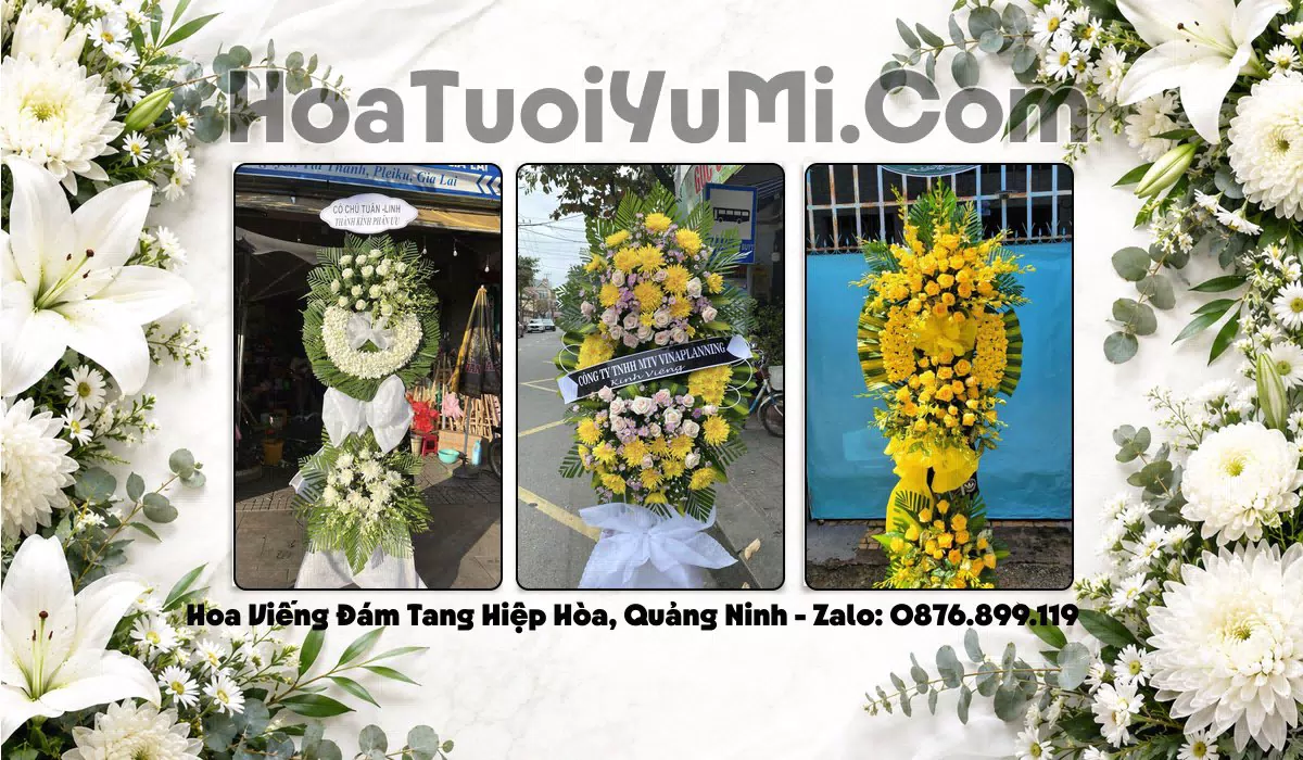 Điện Hoa Chia Buồn Phường Hiệp Hòa, Quảng Ninh - Kịp Giờ