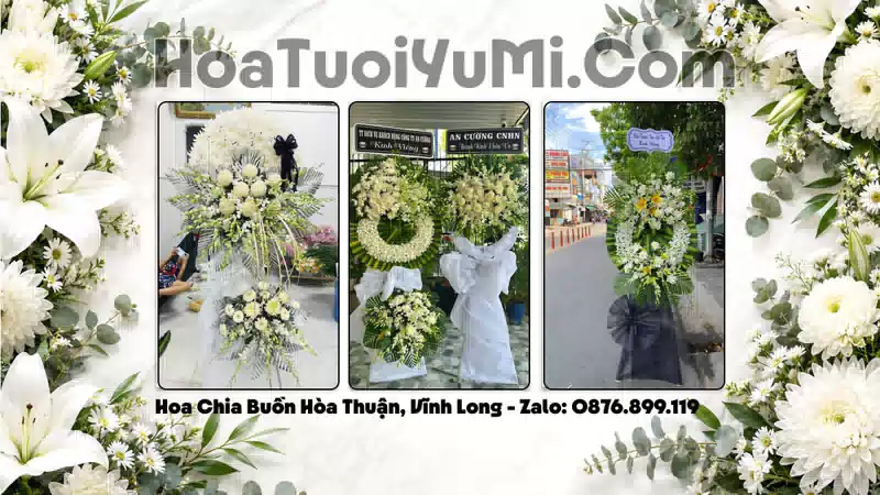 Đặt Hoa Viếng Đám Tang Tại Phường Hòa Thuận, Tỉnh Vĩnh Long