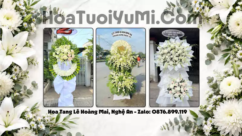 Đặt Vòng Hoa Đám Tang Tại Phường Hoàng Mai, Tỉnh Nghệ An