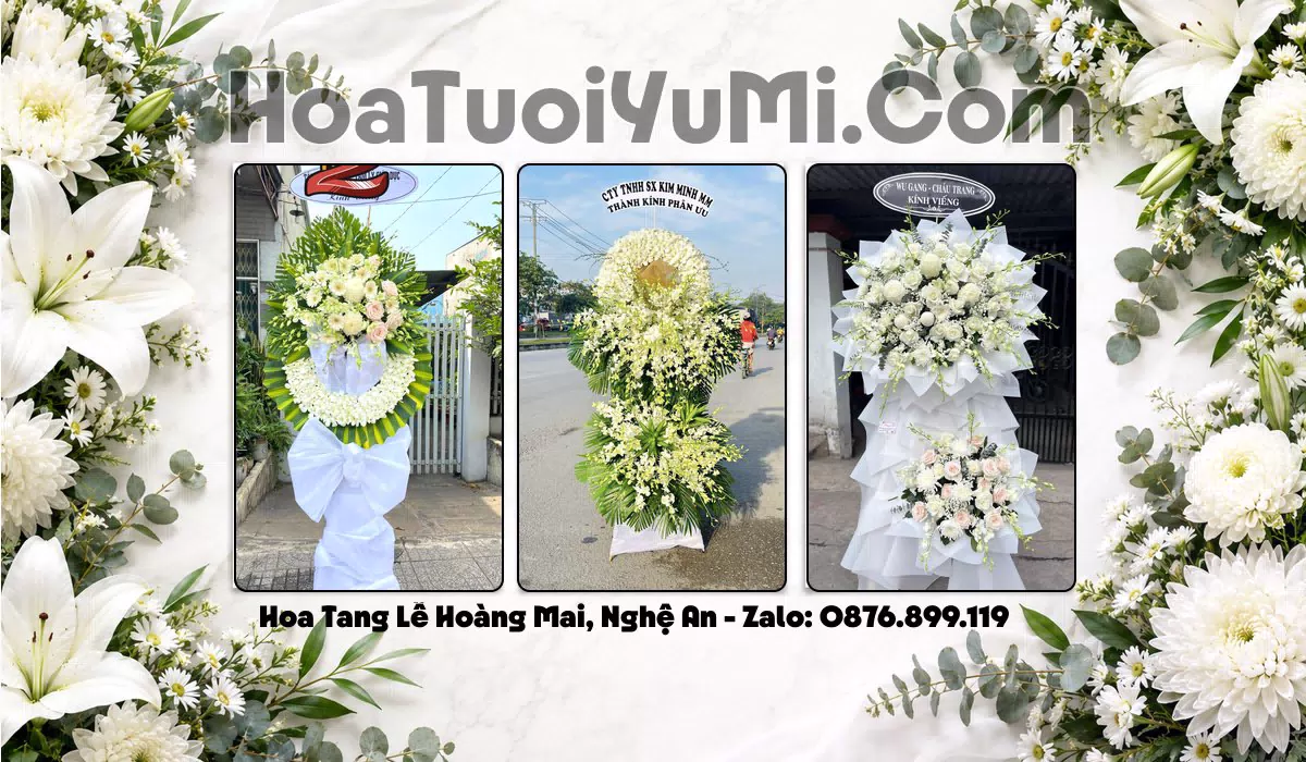 Đặt Vòng Hoa Đám Tang Tại Phường Hoàng Mai, Tỉnh Nghệ An