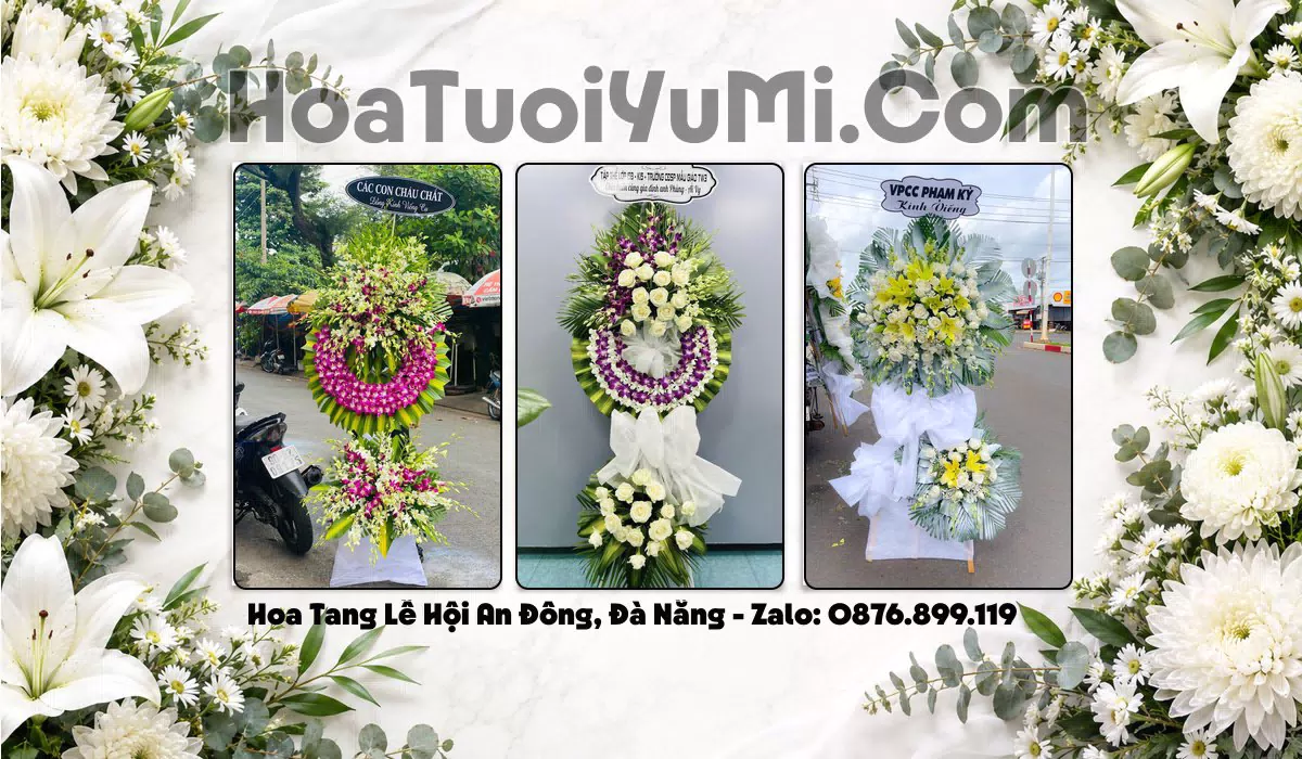 Đặt Hoa Viếng Đám Tang Tại Phường Hội An Đông, Đà Nẵng