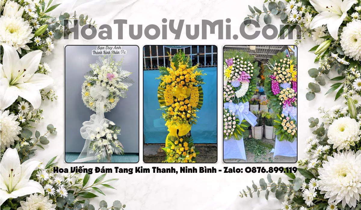 Đặt Hoa Viếng Đám Tang Tại Phường Kim Thanh, Tỉnh Ninh Bình