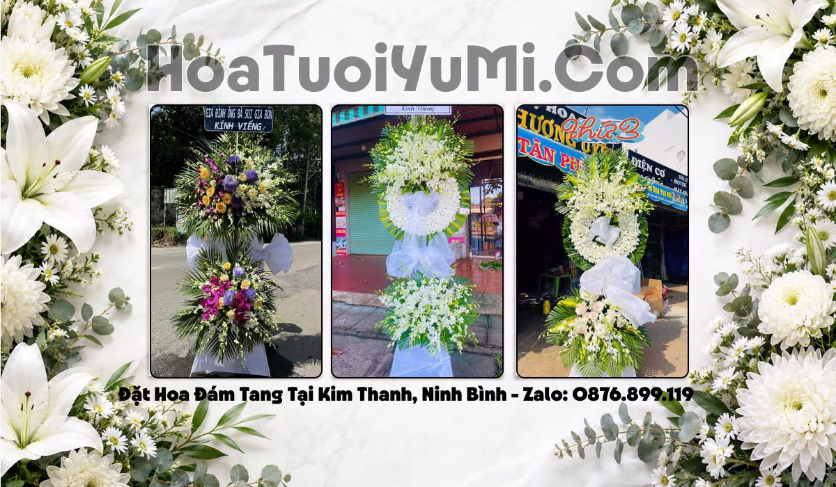 hoa viếng đám tang Phường Kim Thanh