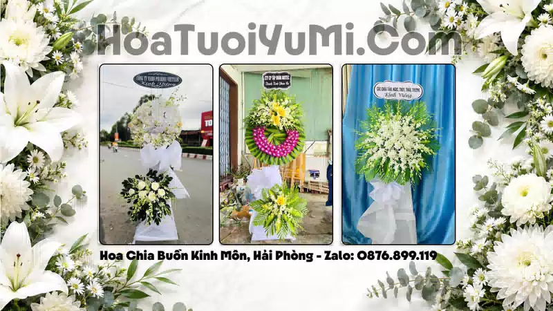 Đặt Hoa Viếng Đám Tang Tại Phường Kinh Môn, Hải Phòng