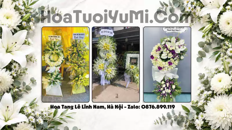Vòng Hoa Viếng Phường Lĩnh Nam - Giao Kịp Giờ