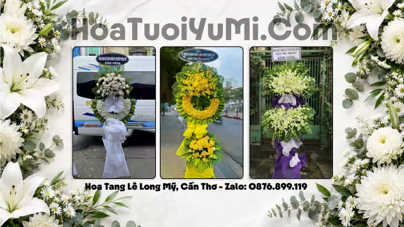 Đặt Hoa Viếng Đám Tang Tại Phường Long Mỹ, Thành Phố Cần Thơ