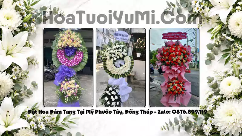 Đặt Hoa Viếng Đám Tang Tại Phường Mỹ Phước Tây, Đồng Tháp