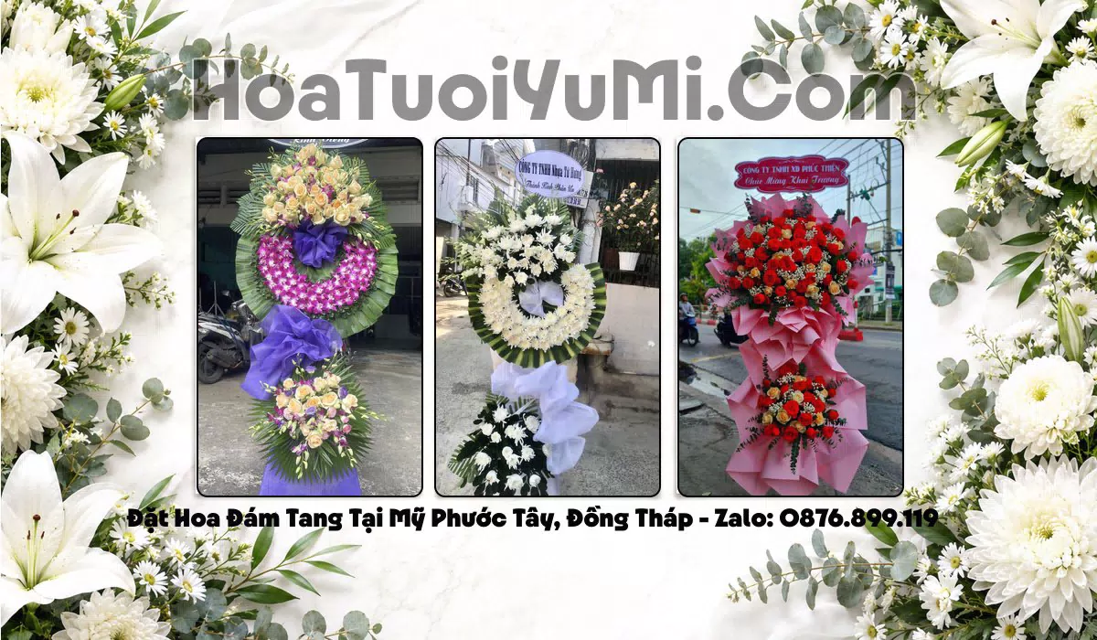 Đặt Hoa Viếng Đám Tang Tại Phường Mỹ Phước Tây, Đồng Tháp