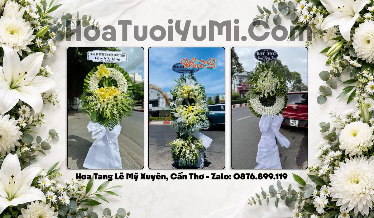 Đặt Hoa Viếng Đám Tang Tại Phường Mỹ Xuyên, Cần Thơ