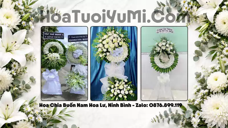 Đặt Hoa Viếng Đám Tang Tại Phường Nam Hoa Lư, Ninh Bình