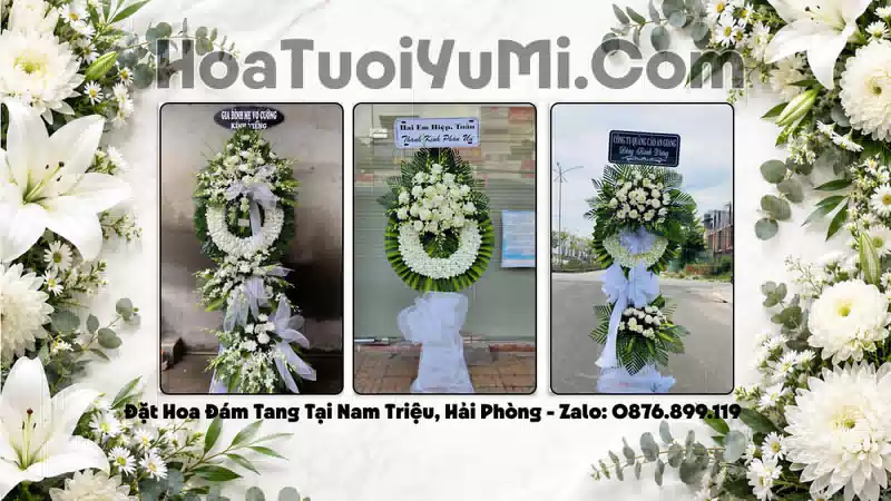 Vòng Hoa Viếng Phường Nam Triệu, Hải Phòng - Giao Kịp Giờ