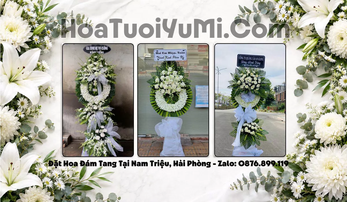 Vòng Hoa Viếng Phường Nam Triệu, Hải Phòng - Giao Kịp Giờ