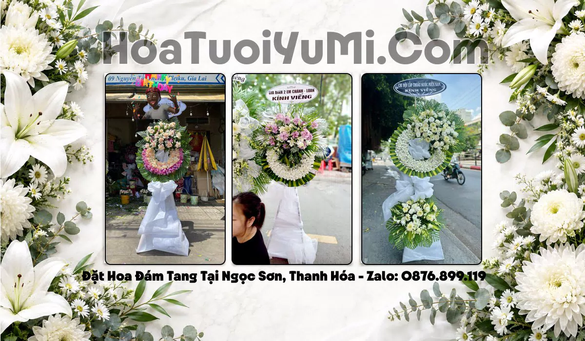 kệ hoa viếng đám tang Phường Ngọc Sơn