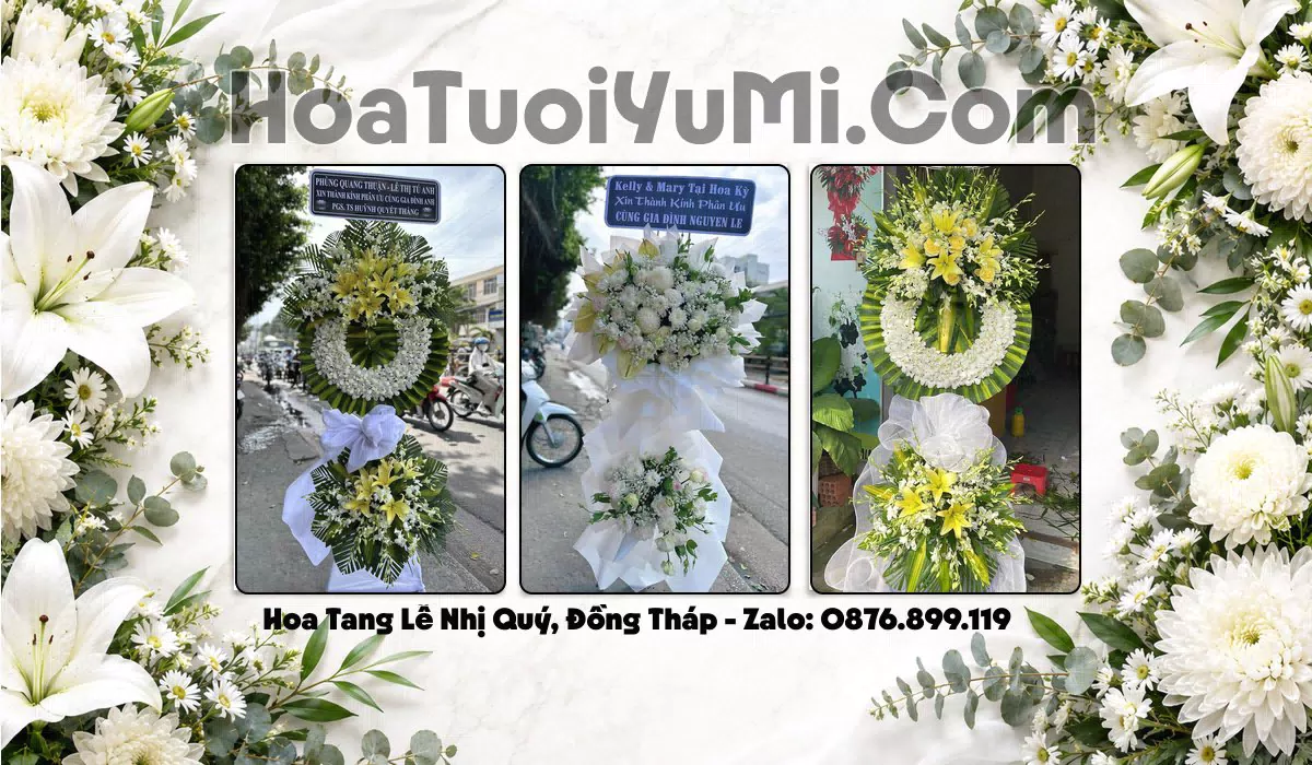 Đặt Vòng Hoa Đám Tang Tại Phường Nhị Quý, Tỉnh Đồng Tháp