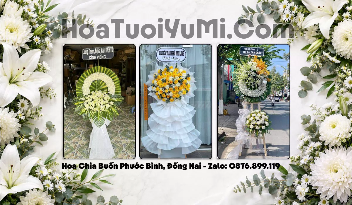 Đặt Hoa Viếng Đám Tang Tại Phường Phước Bình, Đồng Nai