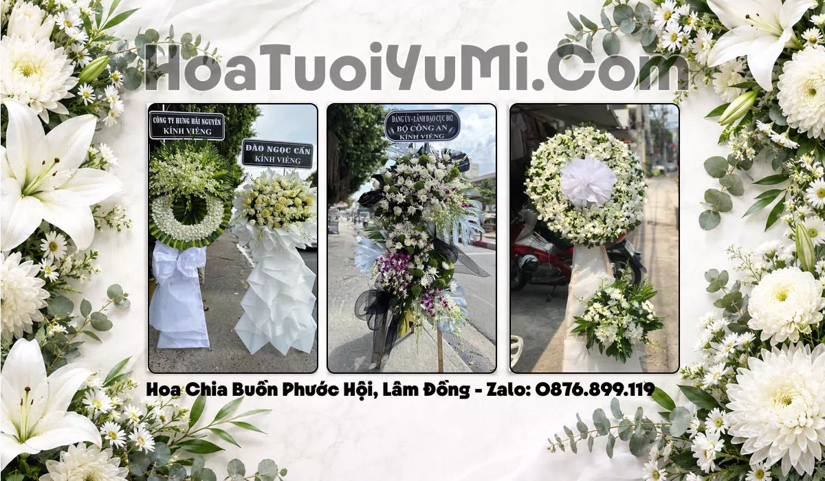 Đặt Vòng Hoa Đám Tang Tại Phường Phước Hội, Tỉnh Lâm Đồng
