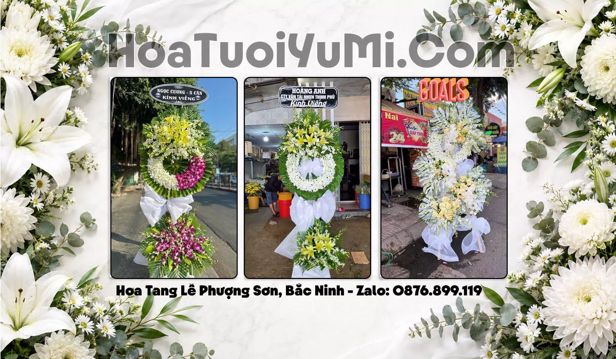 Đặt Vòng Hoa Tang Lễ Tại Phường Phượng Sơn, Tỉnh Bắc Ninh