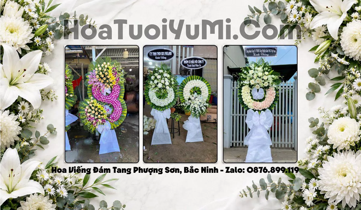hoa tang lễ Phường Phượng Sơn Bắc Ninh