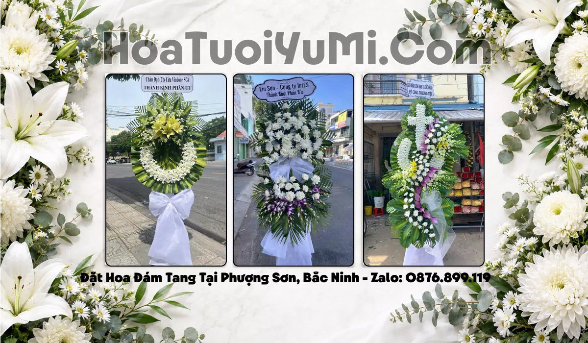 kệ hoa viếng tang lễ Phường Phượng Sơn