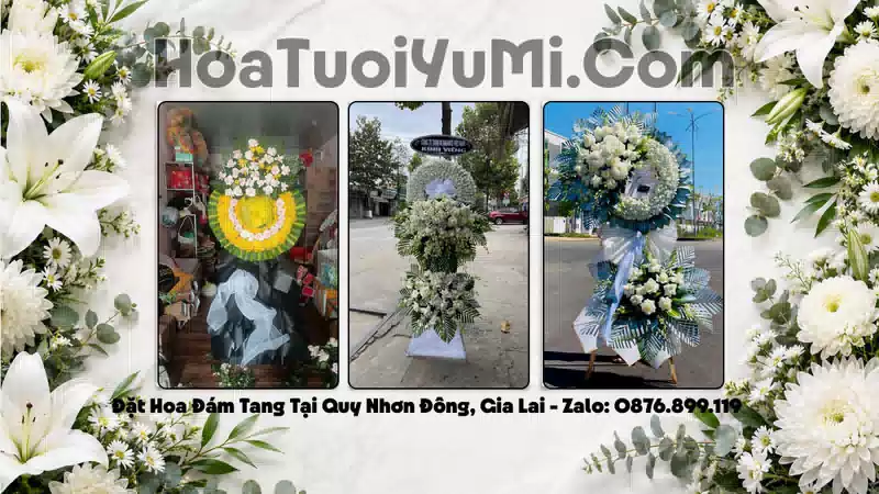 Đặt Vòng Hoa Đám Tang Tại Phường Quy Nhơn Đông, Gia Lai