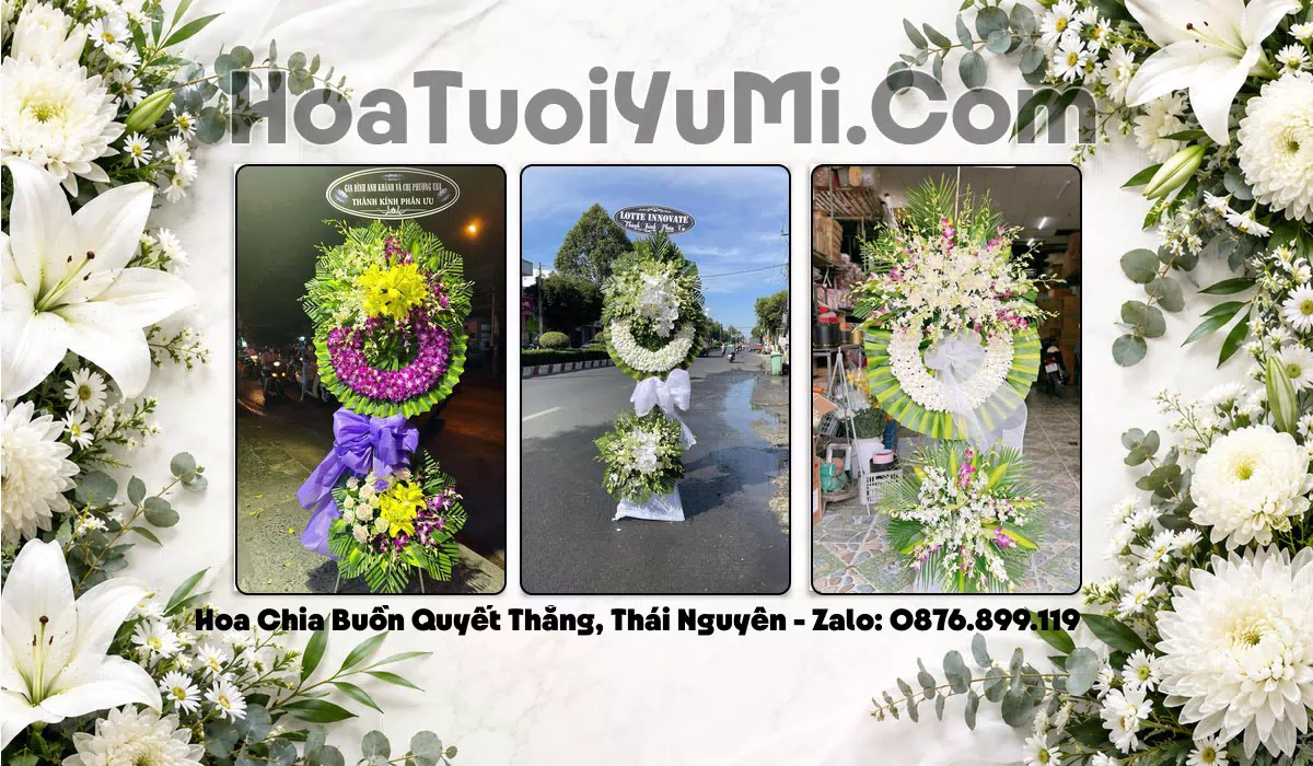 Đặt Vòng Hoa Chia Buồn Tại Phường Quyết Thắng, Thái Nguyên