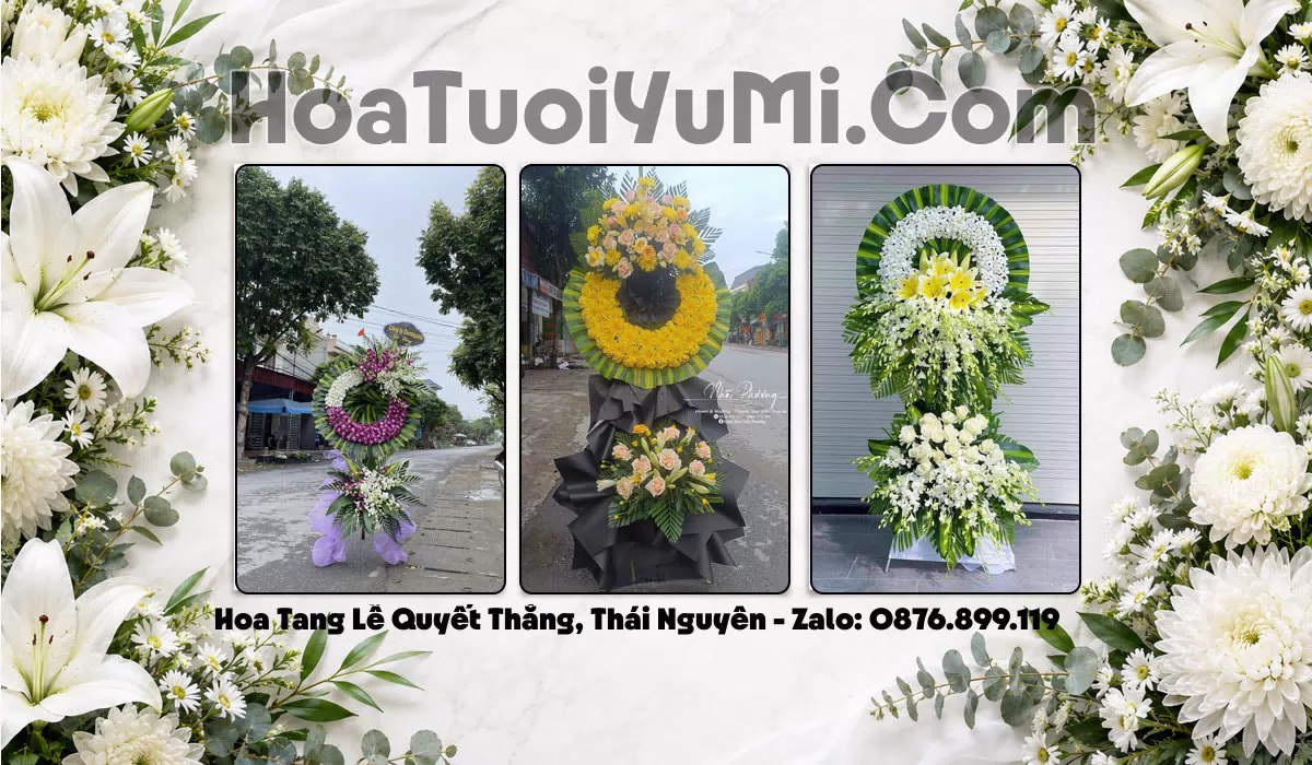 vòng hoa chia buồn Phường Quyết Thắng