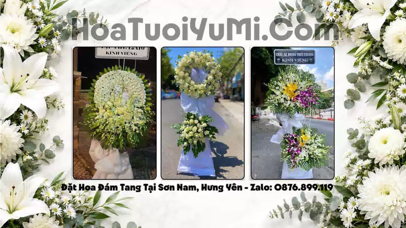 Đặt Vòng Hoa Đám Tang Tại Phường Sơn Nam, Tỉnh Hưng Yên