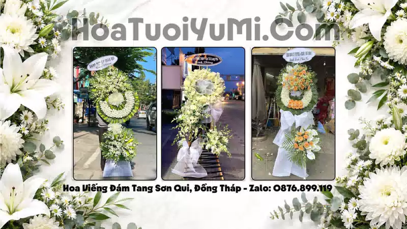 Đặt Hoa Viếng Đám Tang Tại Phường Sơn Qui, Đồng Tháp