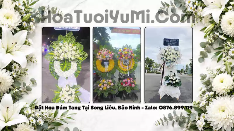Hoa Phúng Viếng Phường Song Liễu, Bắc Ninh - Giao Tận Nơi
