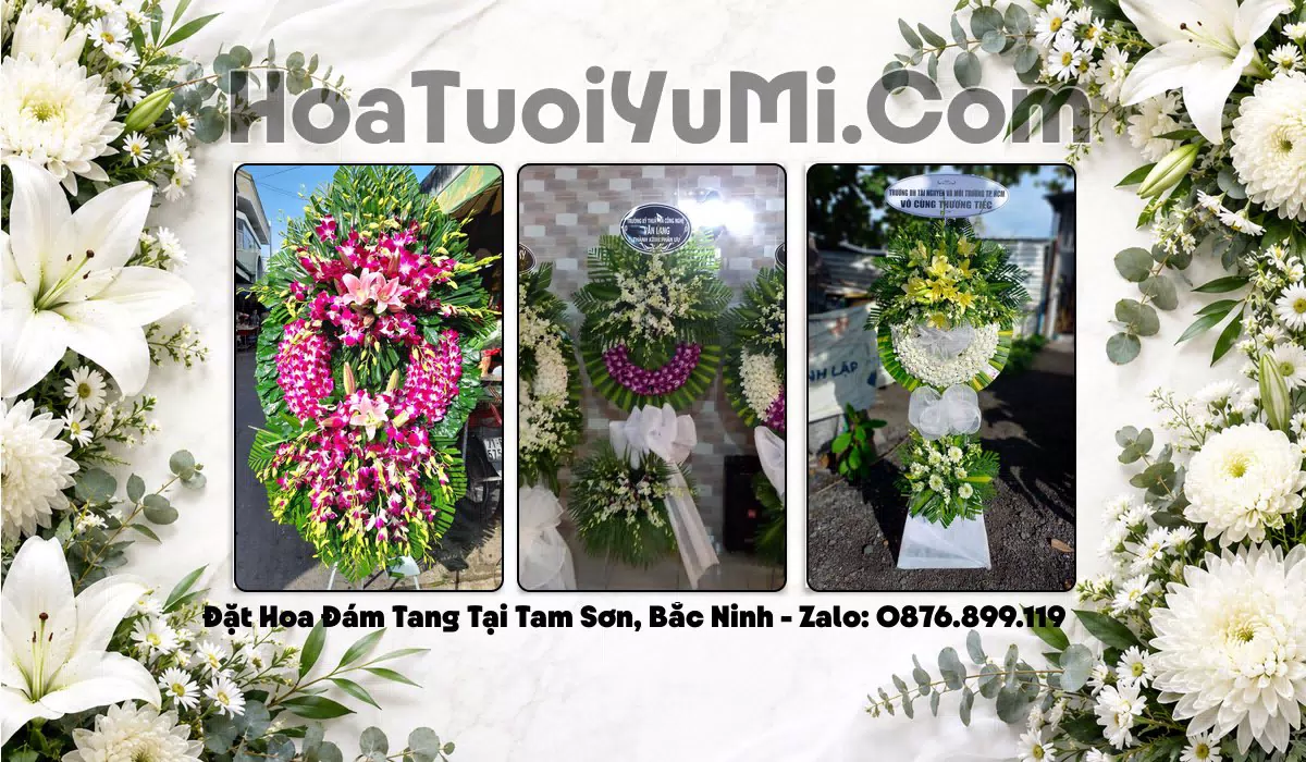 Kệ hoa tang lễ giao tận nơi tại Phường Tam Sơn Bắc Ninh