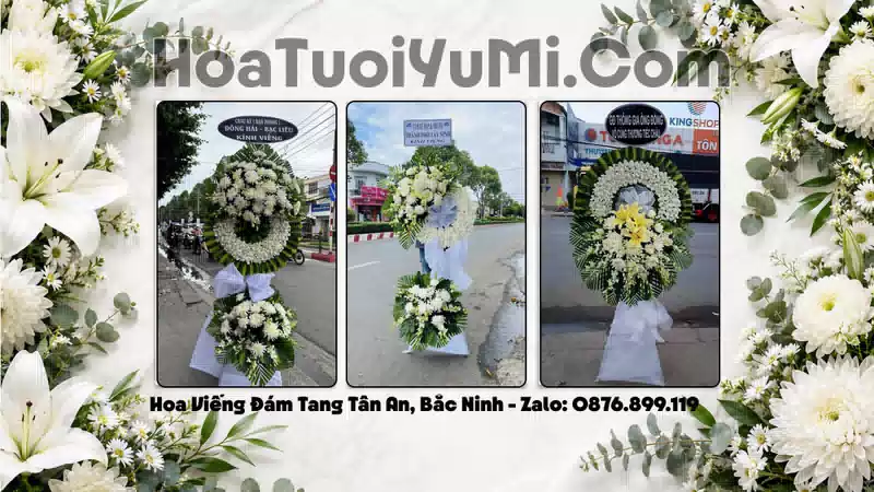 Đặt Hoa Viếng Đám Tang Tại Phường Tân An, Tỉnh Bắc Ninh