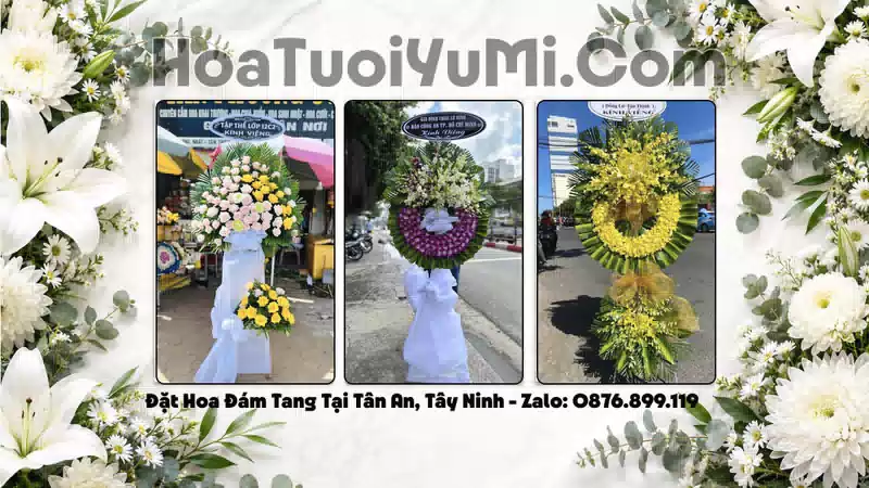 Đặt Vòng Hoa Đám Tang Tại Phường Tân An, Tỉnh Tây Ninh