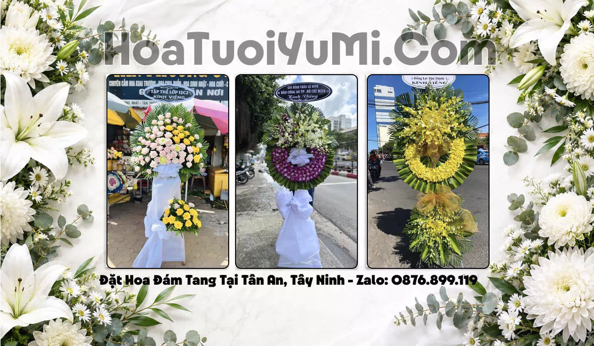 Đặt Vòng Hoa Đám Tang Tại Phường Tân An, Tỉnh Tây Ninh